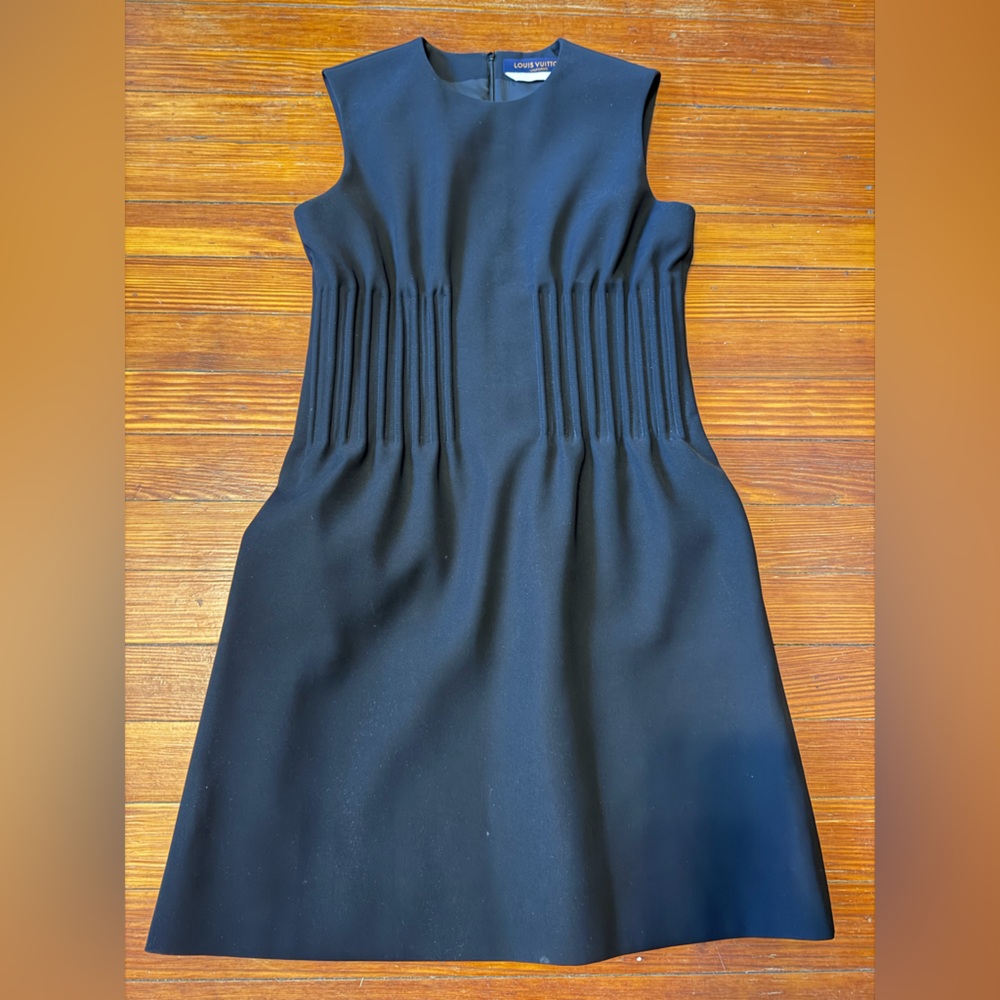 New without tags Louis Vuitton Strapless Black Dress size 36